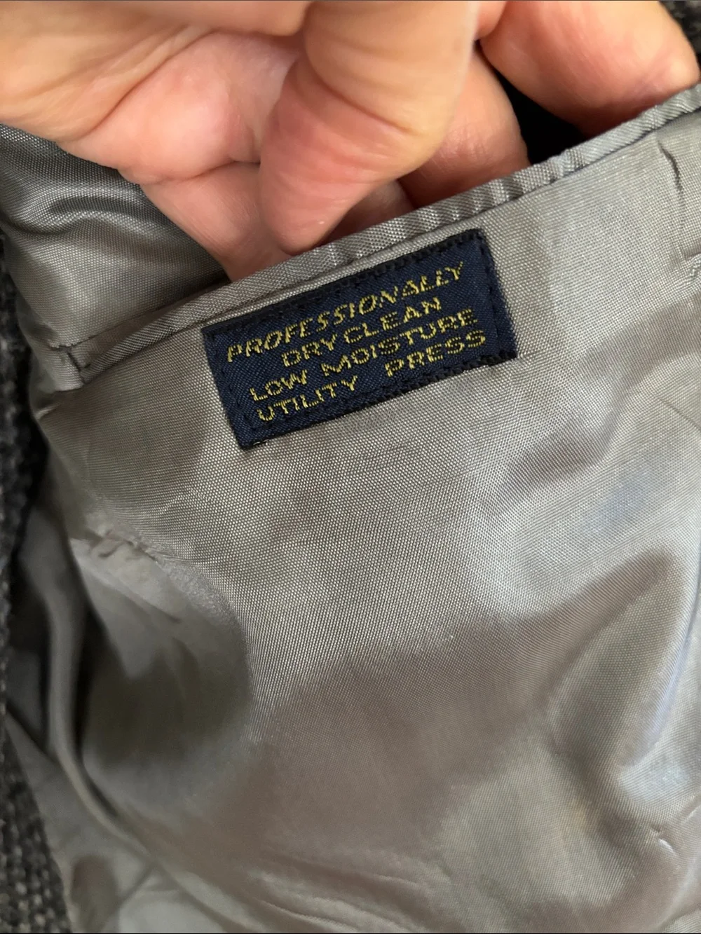 Harris Tweed versatile gray